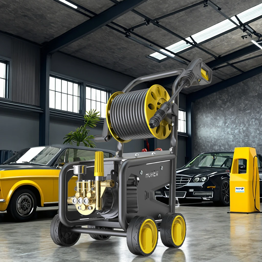 High-Pressure Electric Car Washer Modern Design for Household Car Wash Cross-Border Wholesale