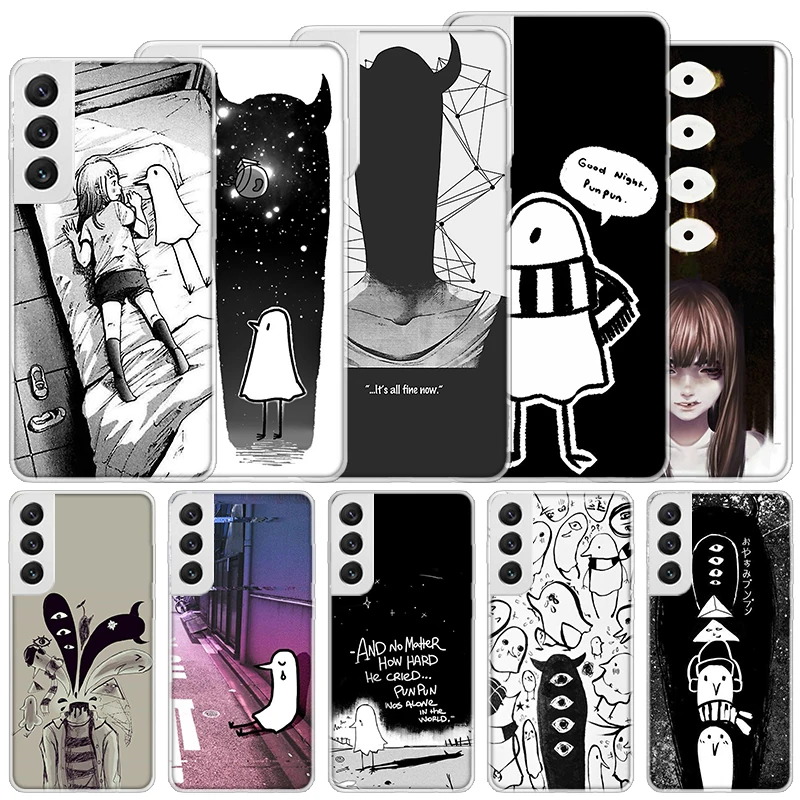 Oyasumi Punpun Soft Case For Samsung Galaxy S24 S23 S22 S21 Ultra S20 FE S10 Plus Phone Cover S9 S8 + S10E Funda Coque