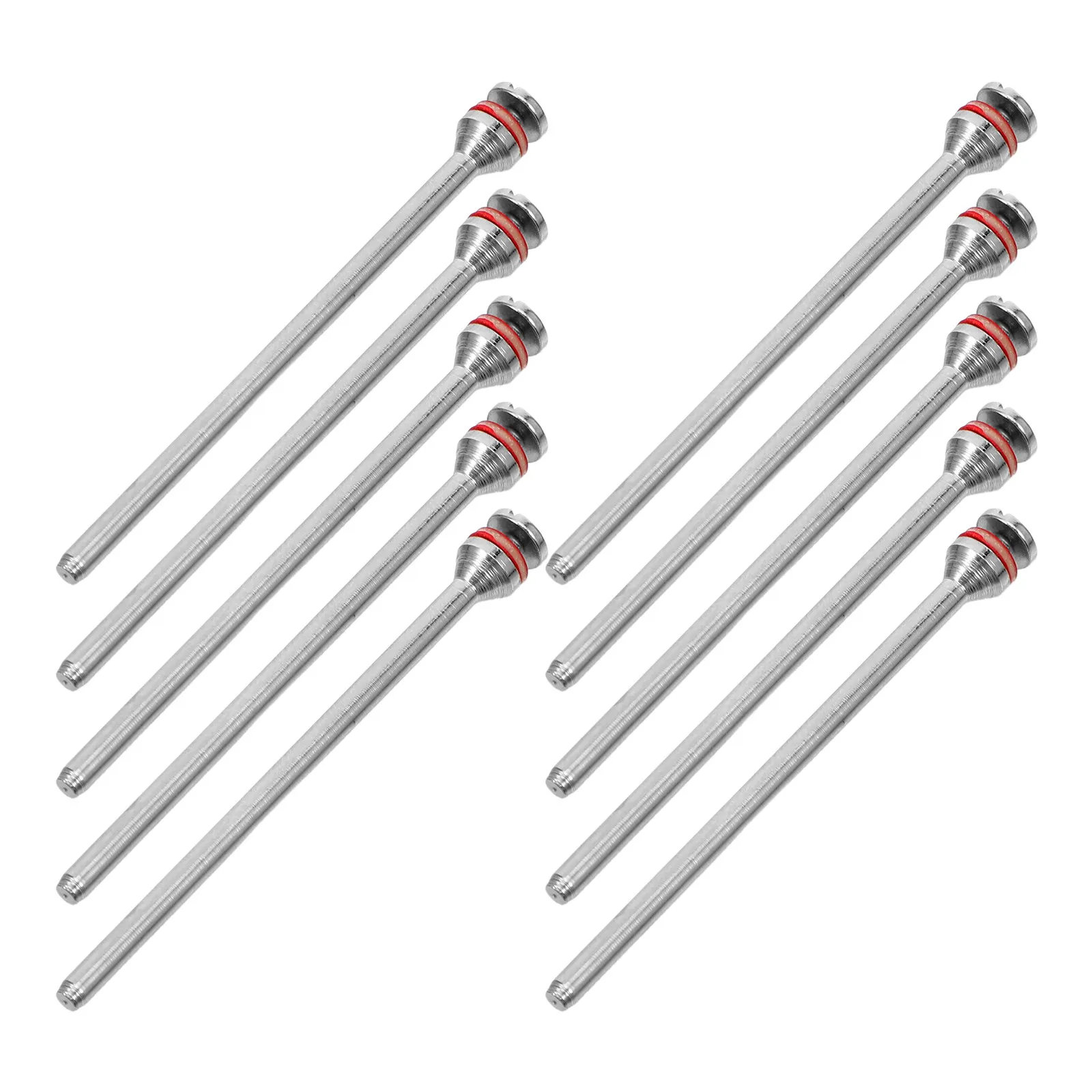 10Pcs 2.35mm Shank Zinc Alloy Sanding Mandrel for Rotary Tools Sandpaper Clamp Abrasive Sheet Holder for Ceramic Wood Metal view 4