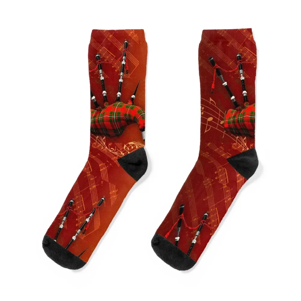 

Bagpipe Music BG Socks Thermal man winter loose Toe sports ankle Socks For Men Women's