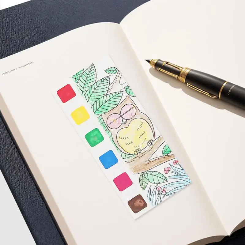 Kolorowanka wodna Zestaw farb akwarelowych Mała podkładka do akwareli Książka akwarelowa Przenośny papier do rysowania dla dzieci i dzieci