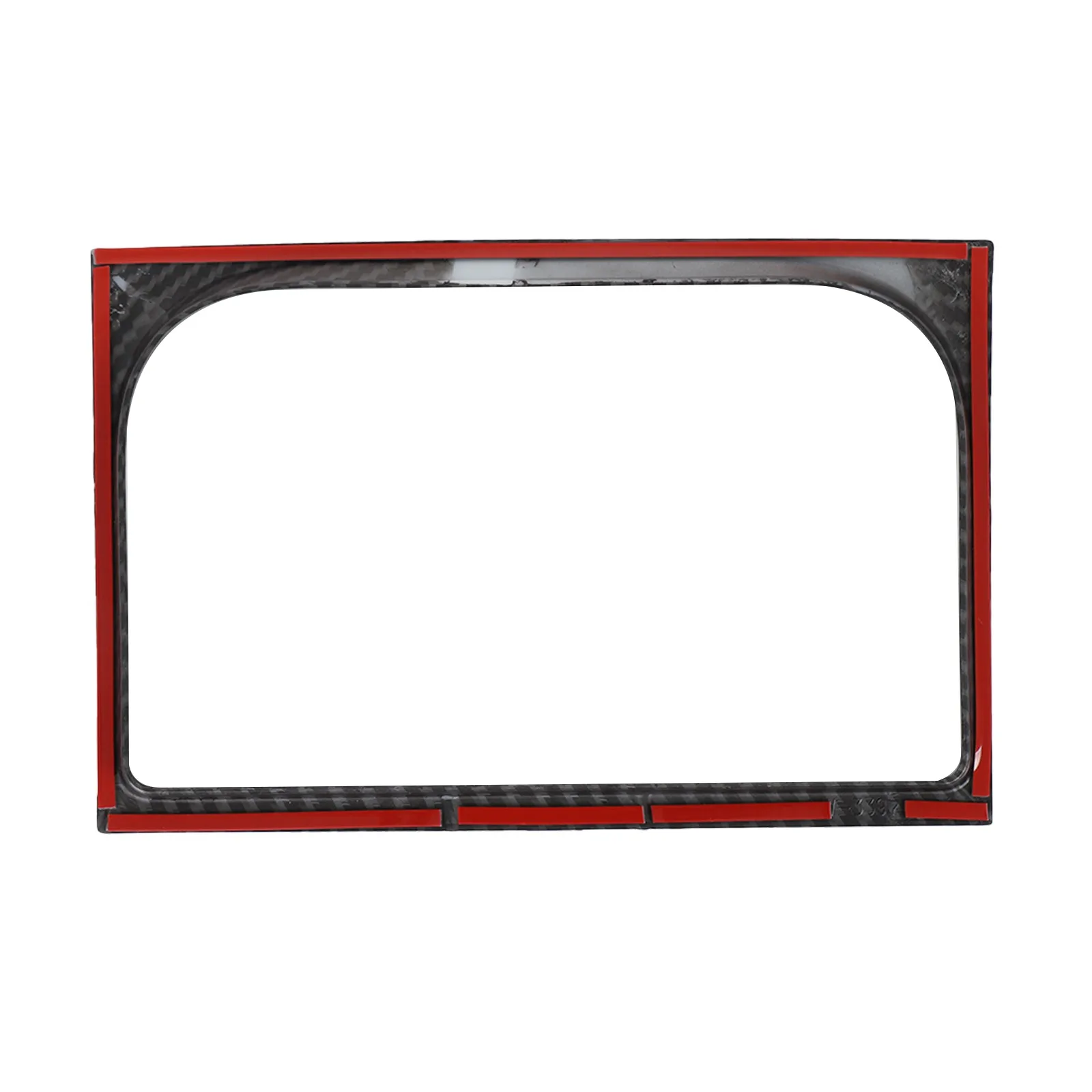 ABS Carbon Style Center Control Cup Holder Trim For Land Rover Discovery Sport 2024-2025 Interior Decorative Cover Accessories