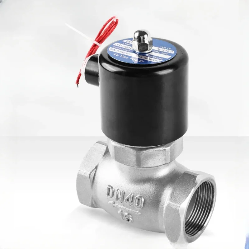 

Normally closed stainless steel steam solenoid valve pilot piston high temperature and high pressure ZQDF electric boile