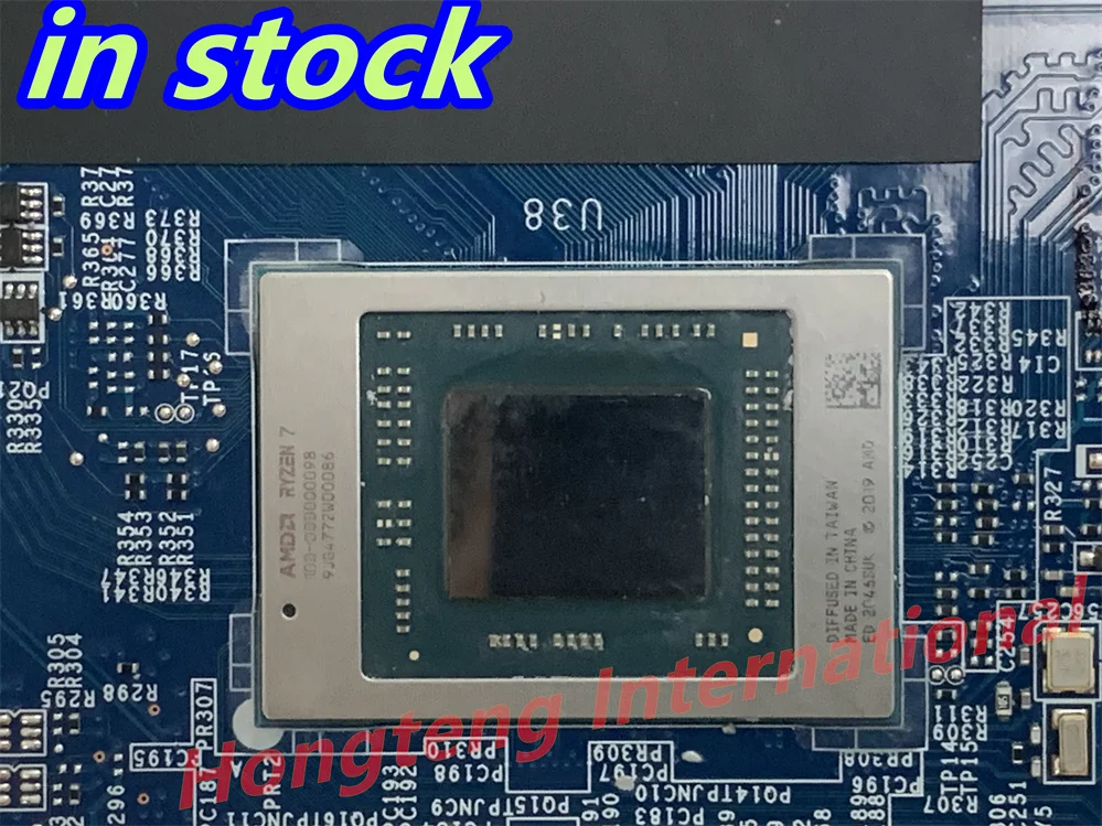 Original ms-17fk1 Ver 1.0 for MSI BRAVO 17 A4DDR Laptop Motherboard with R7-4800H Cpu RX5500M  Test Ok