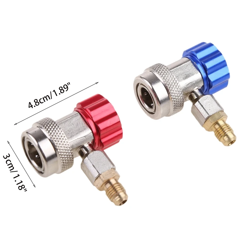 R134A Quick Couplers Adapters HIGH LOW Air Condition Manifold Connectors