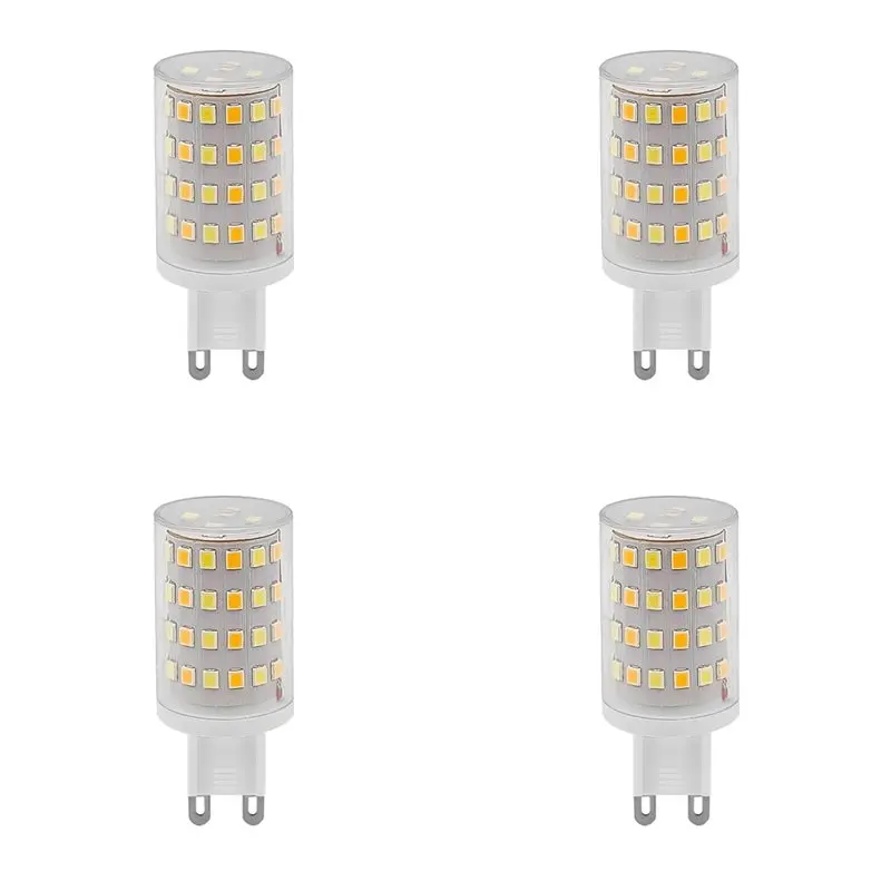 

A74E-4X G9 LED Bulb Tuya Wifi Dimmable Smart Light 6W Halogen Light Voice Control Smart LED Bulbs 2700-6500K EU Plug