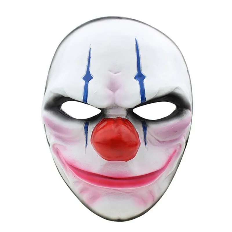 Halloween Mask Movie Theme Collector's Edition Game Harvest Day 2 Series Resin Clown Masquerade Party Prom Cosplay Mask