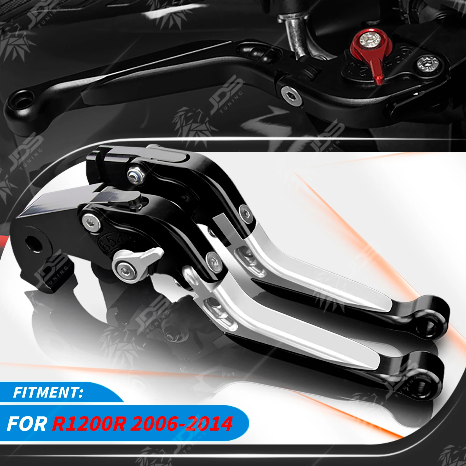 

JDSTUNING For BMW R1200R 2006-2014 Clutch Lever Brake Lever Set Adjustable Folding Handle Levers Motorcycle Accessories Parts