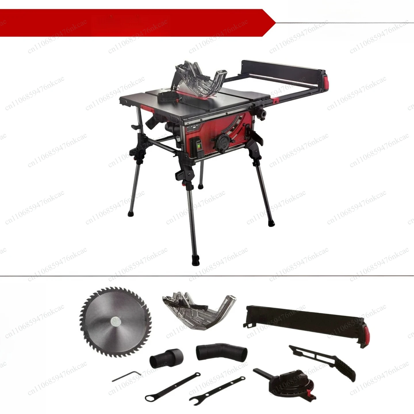 Suitable for Only red 10 Inch A15 Amp Table Saw with Folding Stand for Jobsite TS6307-00