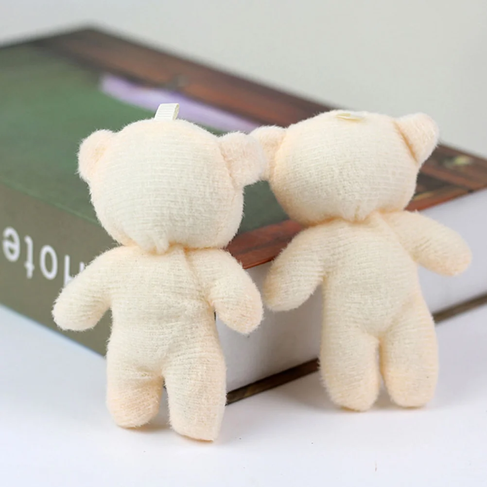 20 Pcs Bear Pendant Cute Mini One-piece Bare (20pcs) Multi-function Decor Soft Baby Tiny Bears Toy