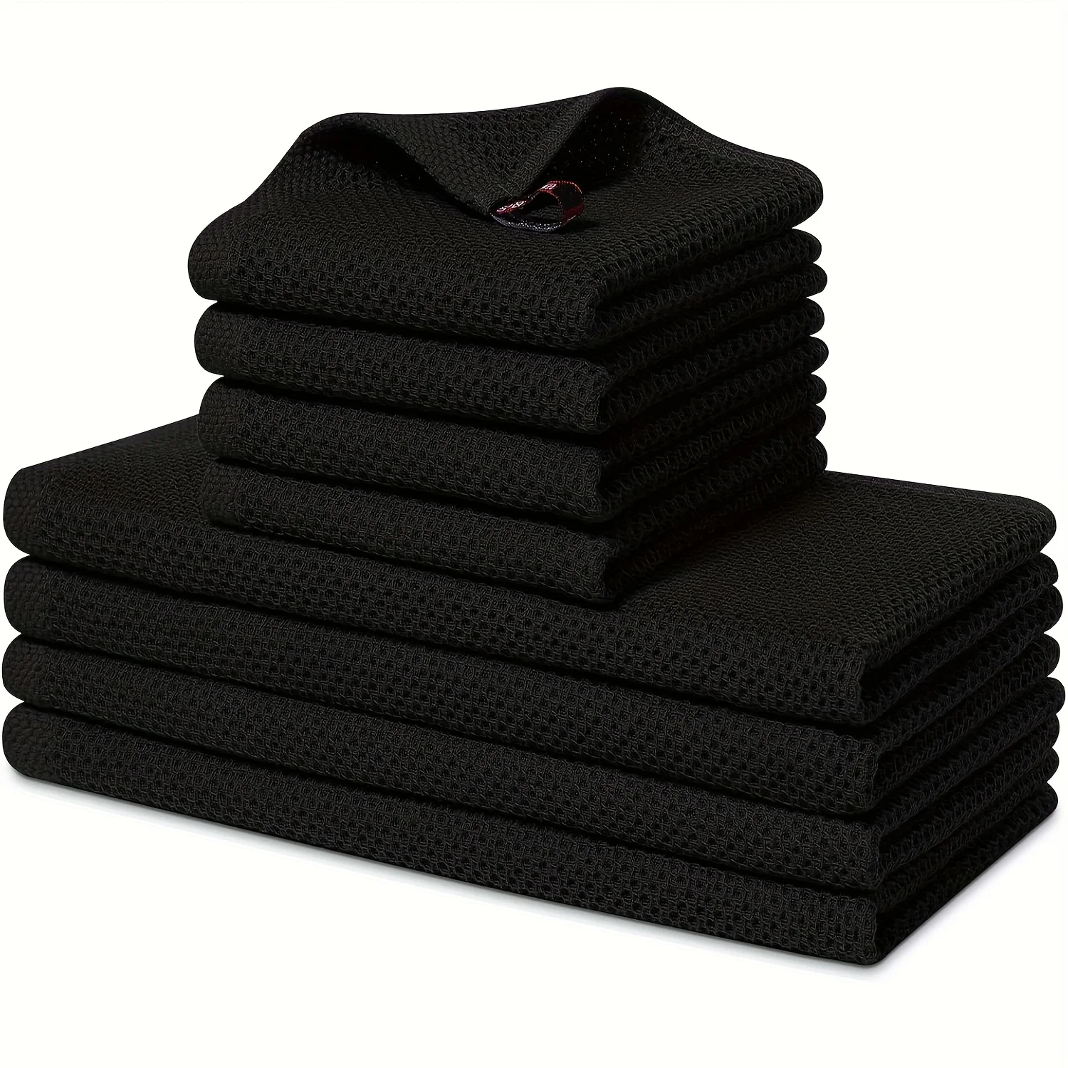 4/6/8/10 Pcs, 28Cm×28Cm, 35Cm×70Cm, 100% Pure Cotton Kitchen Towel Set, Ultra-Soft and Highly Absorbent, Ideal for Dishwashing