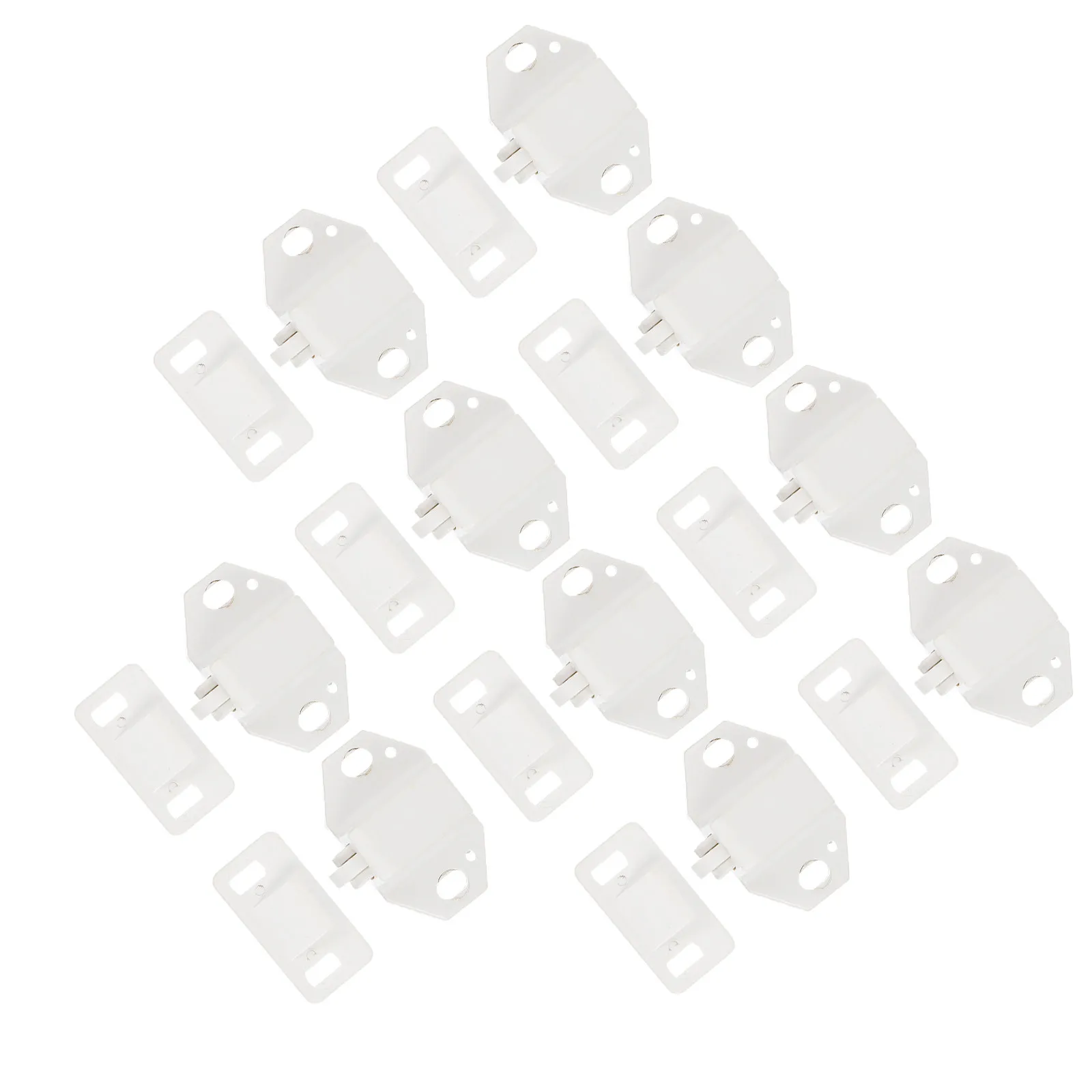10Sets Furniture Door Latch Balls Catch Buckle for Cabinet Bookcase Wardrobe Cupboard Wooden Screen Doors Easy to Install