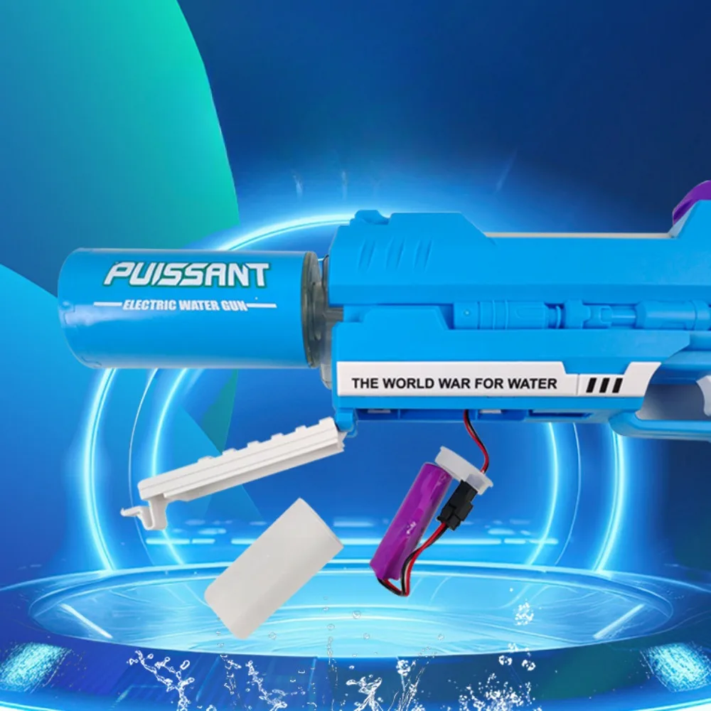 Continuous Electric Water Gun Fully Automatic Water Shooter Summer Outdoor Beach Fight Games Toy for Boy Girl Birthday Xmas Gift