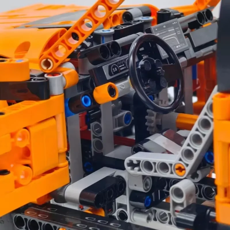 1379 قطعة مجموعة بناء سيارات سباق الشاحنة F150 من Tech Raptors متوافقة مع MOC إبداعية يمكنك صنعها بنفسك ألعاب الطوب هدية للأطفال والمراهقين والكبار