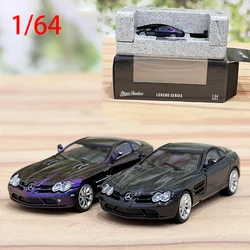 Diecast 1/64 Scale Mercedes SLR McLaren Alloy Car Model Benz Car Model Collectible Toy Simulation Gift Souvenir Display