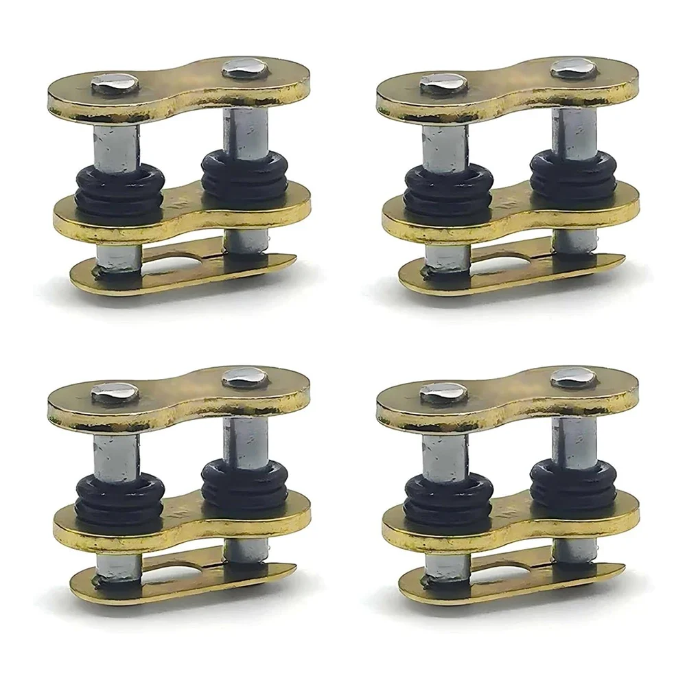 Chain Master Links Set Of 4 With ORing Seal For 428 520 525 530 Chains Suitable For Motorcycle Chain Repair And Maintenance