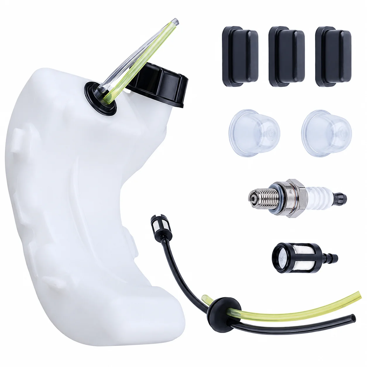 Fuel Tank Line Grommet Rubber Assembly Filter Kit For Honda GX25 GX25N HHT25S Trimmer Parts, OEM 17511-Z0H-305 17533-Z0H-000