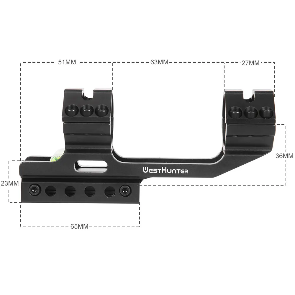 Tactical Scope Mount 1 Inch 30mm Optical Sights Rings Cantilever Riflescope Mounts Use For 11mm Dovetail 20mm Picatinny Rails