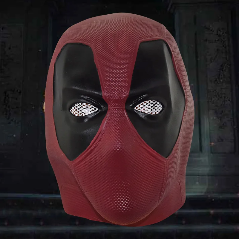 

Toy Halloween Deadpool Mask Villain Party Dress Up Headset Movie/Tv Peripheral Soldier Mask Gift Movie Character Figurine