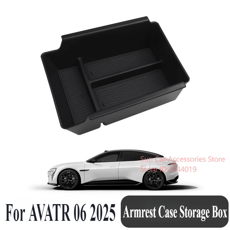 For AVATR 06 2025 Central Control Armrest Case Storage Box Anti Slip Shock Absorption Car Interior Modificatio Accessories