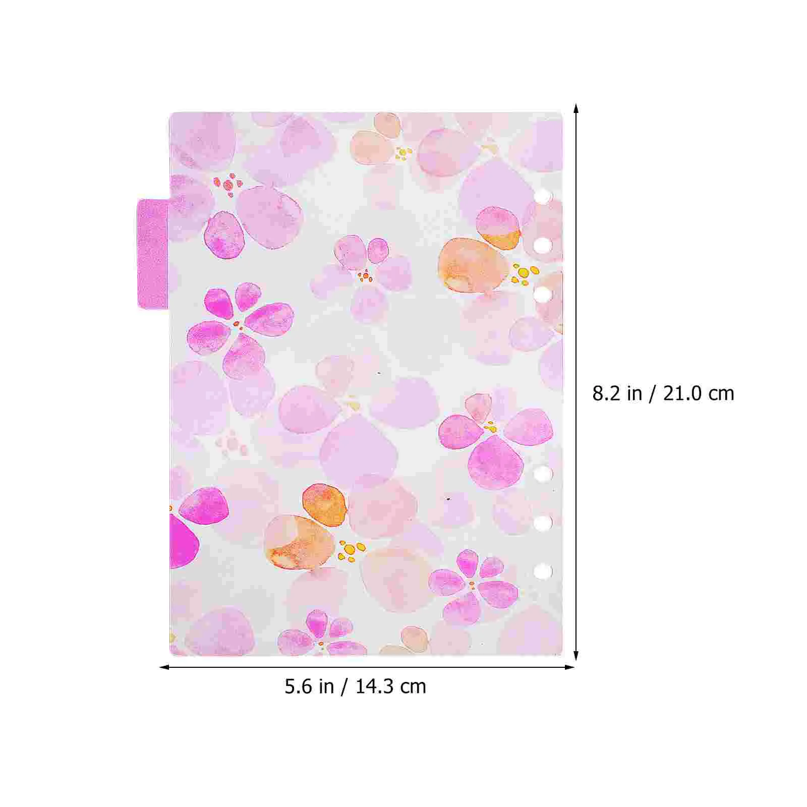 Loose-leaf Page Markers A5 Binder Dividers 6 Hole Partition Plate Pp File Label