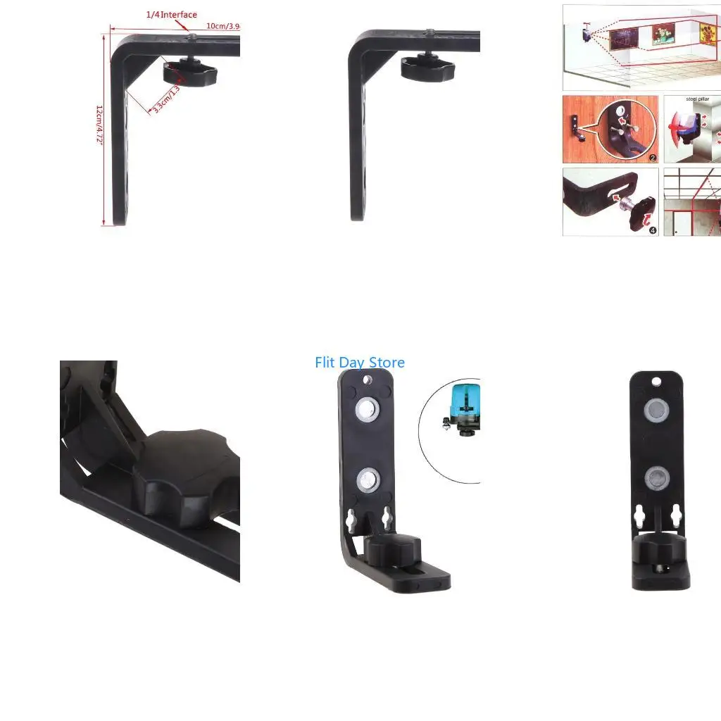 F92C Magnets Wall Brackets L-shape Tripods Adapters For Level Iron Magnets Adsorption