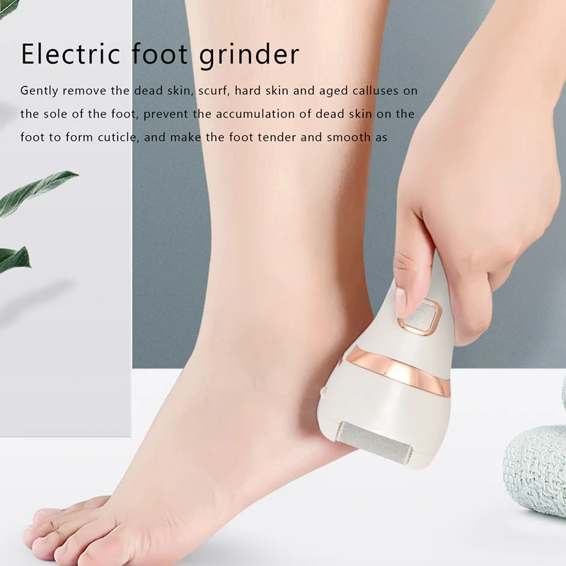 Electric Callus Remover Rechargeable Electronic Feet File Pedicure Foot File Foot Rasp With IPX7 Waterproof Design For Dry Crack