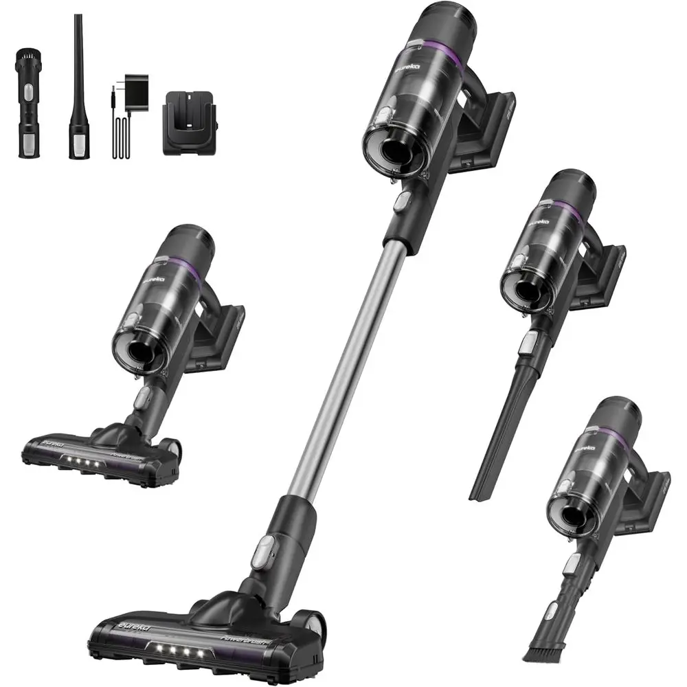 

Long-Lasting 50 Min Vacuum for Large Spaces, Light 5.5 lbs, Perfect for Pet Hair and Allergens on Hardwood and Carpet