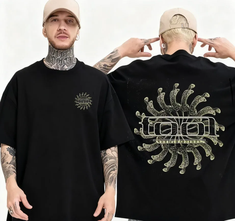 2026 Summer Men's Rock Tools Band Lateralus Heavy Metal Music Retro Cotton T-shirt Merch Top Funny T-shirt Outdoor Tops Tees