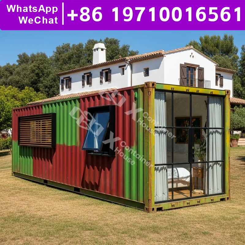 

Affordable Container Homes Prefab Flat Pack House Temporary Office Durability Customization Mobile Home Prefab Cabins Waterproof