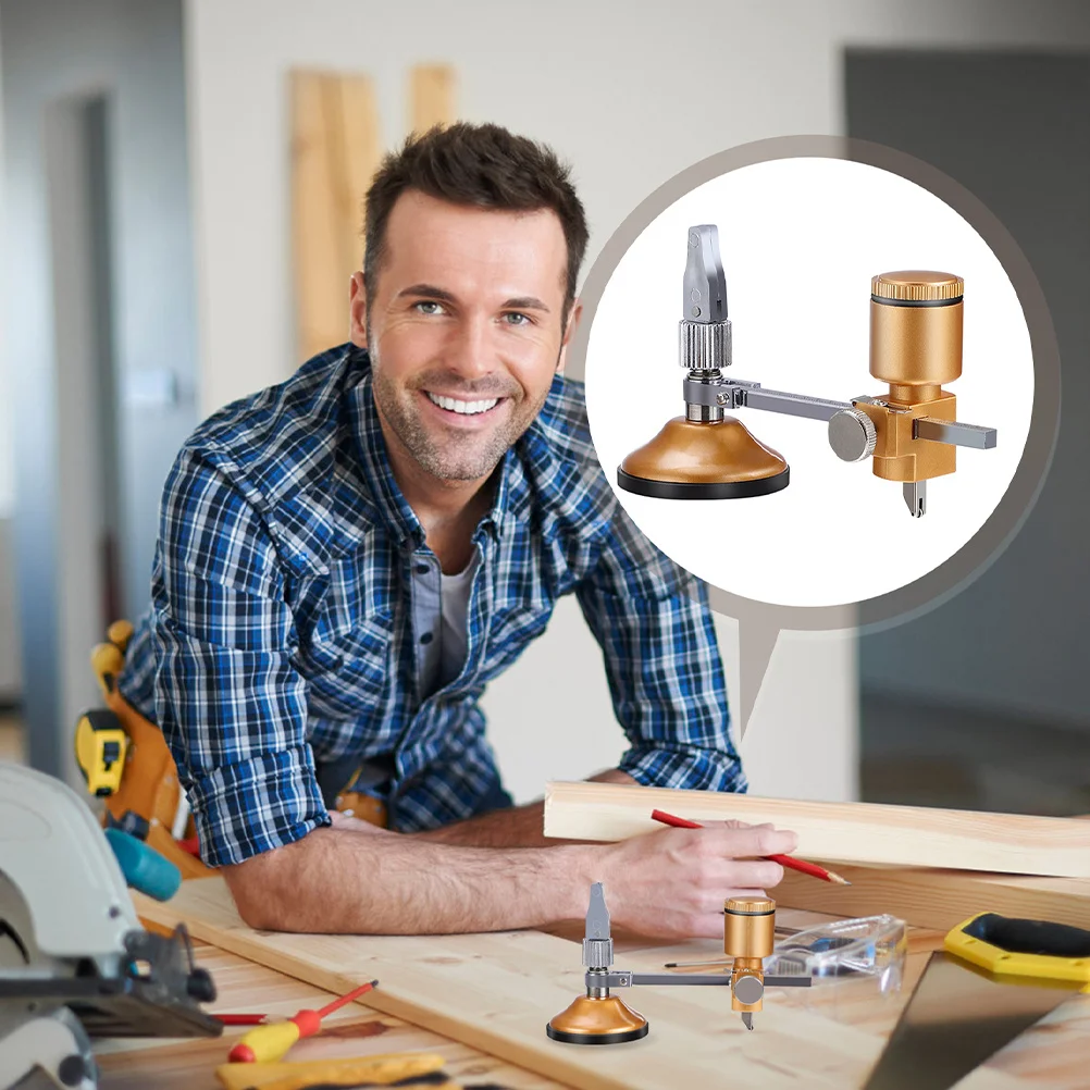 600Mm Glass Cutter Circular Cutter Adjustable Ceramic Tile Circle Cutting Tool Compasses Type Suction Cup Included