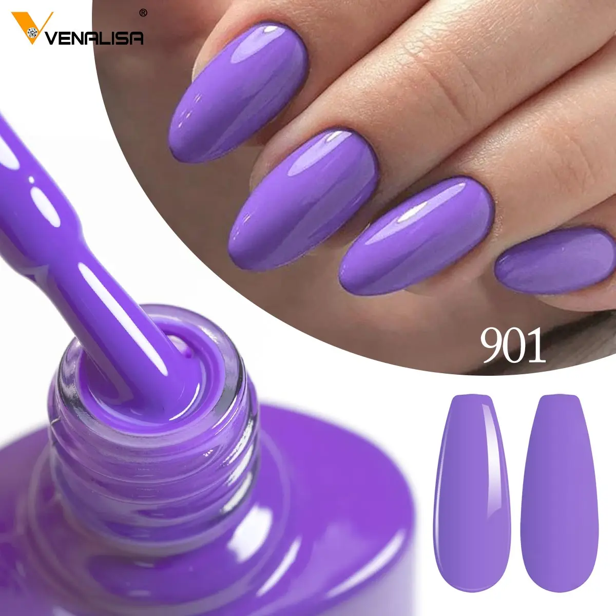 VENALISA-esmalte de uñas semipermanente, suministro CANNI, 7,5 ml, barniz de Gel de uñas LED UV orgánico, capa superior de diamante súper brillante