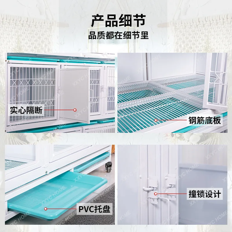 LPet store display cabinet cat and dog foster cage glass\ reinforced isolation cage