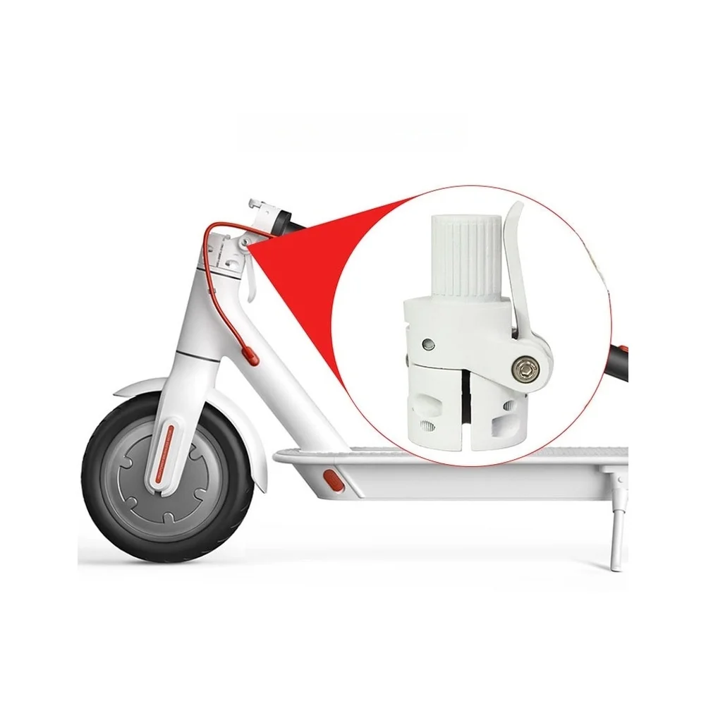 Folding Pole Base Bracket Compatible with For M365 Pro Electric Scooter Aluminum Alloy Mount 12 x 7.5cm Dimensions