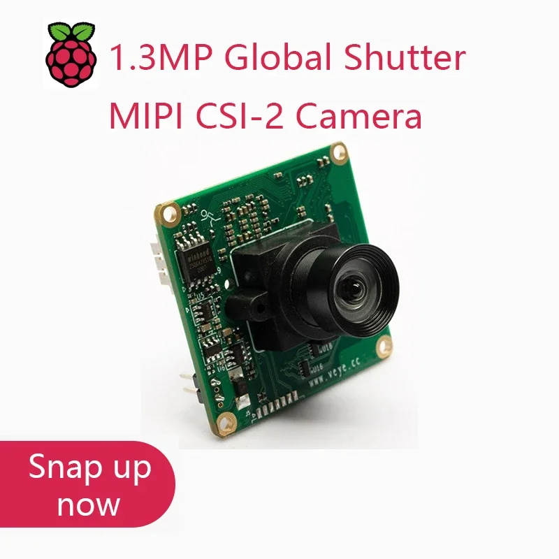 

1.3MP Global Shutter MIPI CSI-2 Camera, телефон для Raspberry Pi 4/3B +/3 и Jetson Nano xaviпряx