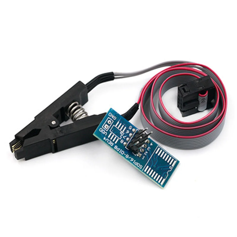 SOIC8 SOP8 Flash Chip IC Test Clips Socket Adpter BIOS/24/25/93 programmatore per arduino