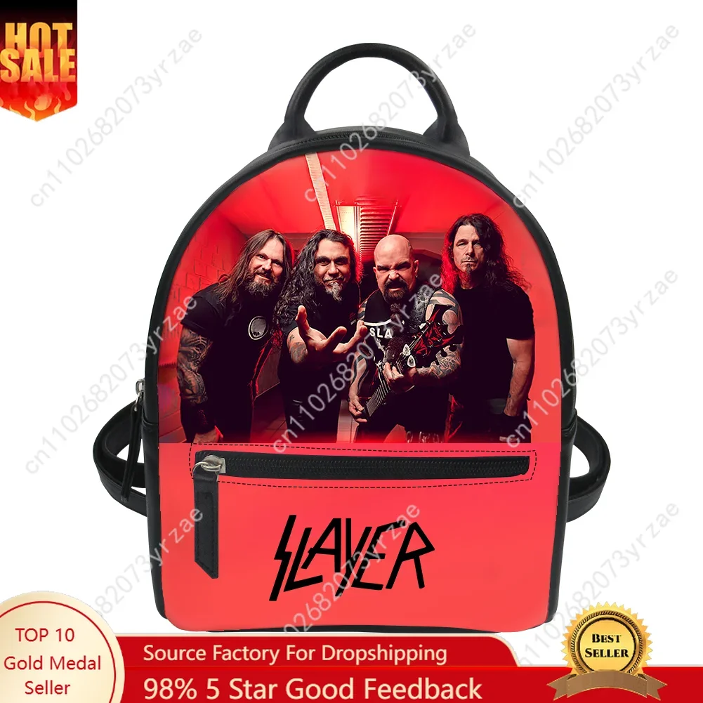 Slayer Small Backpack Purse Womens Schoolbags Personalized Double Shoulder Bag High Quality Business Travel Daypack Custom Bag
