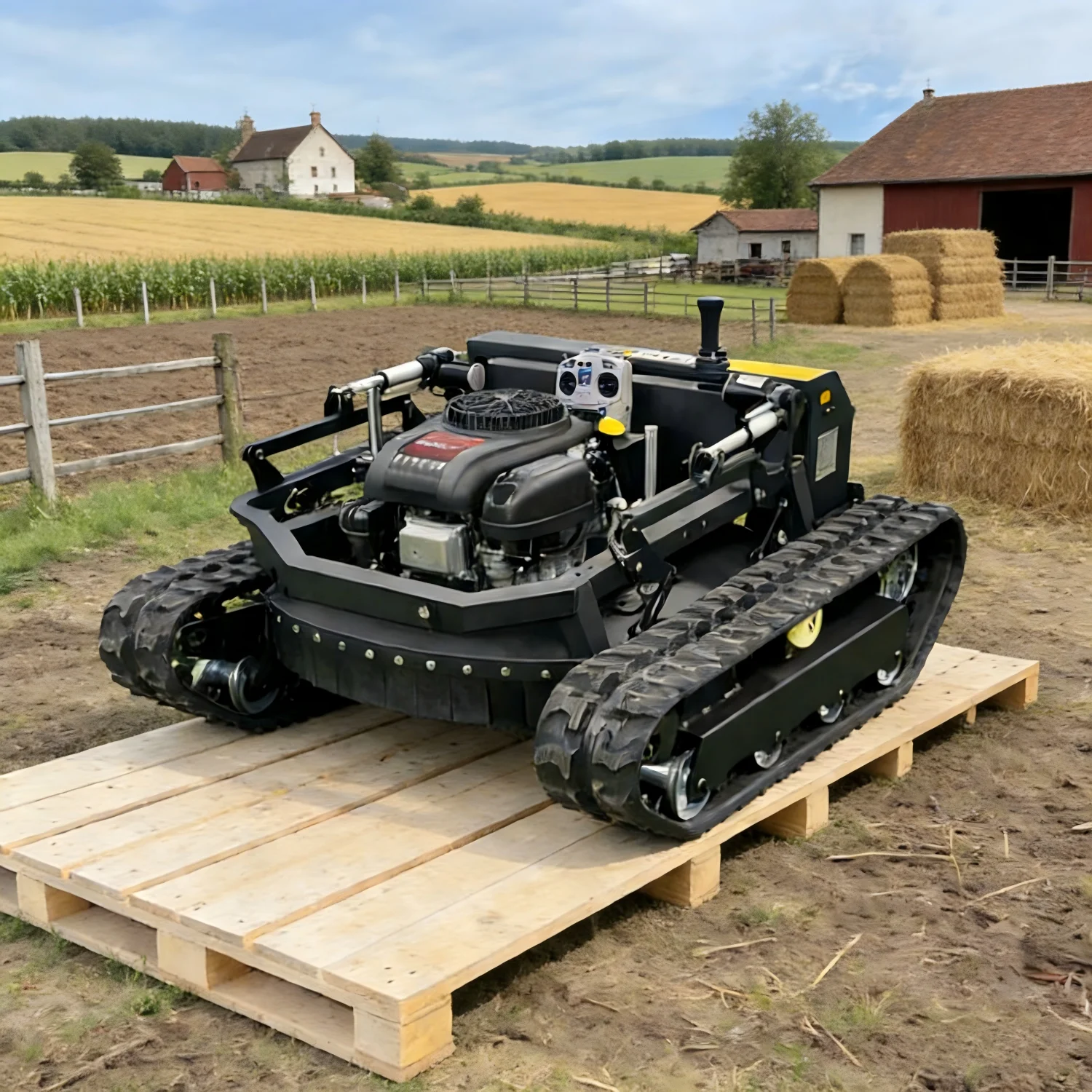 Customized Cutting Width Of The Remote Controlled Lawn Mower 550 mm 800 mm 1200 mm Ce Epa Remote Controlled Lawn Mower