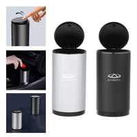 baseus Alloy Car Trash Can Auto Organizer Storage Bag Car Garbage Bin Ashtray For Chery Tiggo 3 8 7 5X Car Accessories