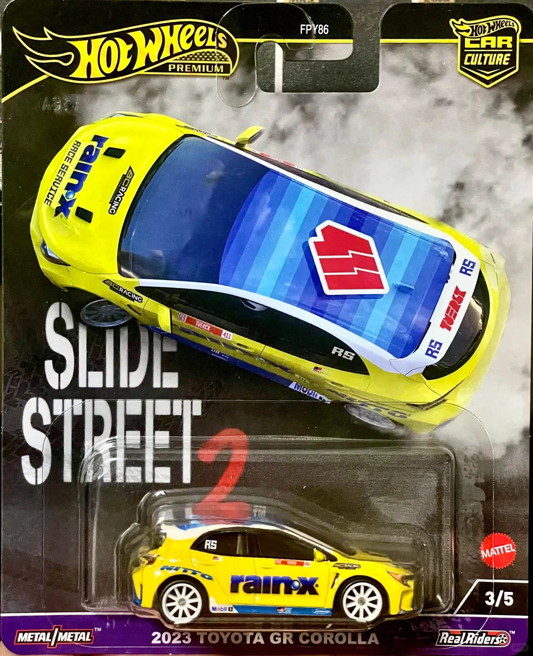 Hot Wheels Premium Car Culture Slide Street2 Nissan Lamborghini Toyota Ford Mustang 1:64 Automodell Legierung Sammlerfahrzeug Spielzeug