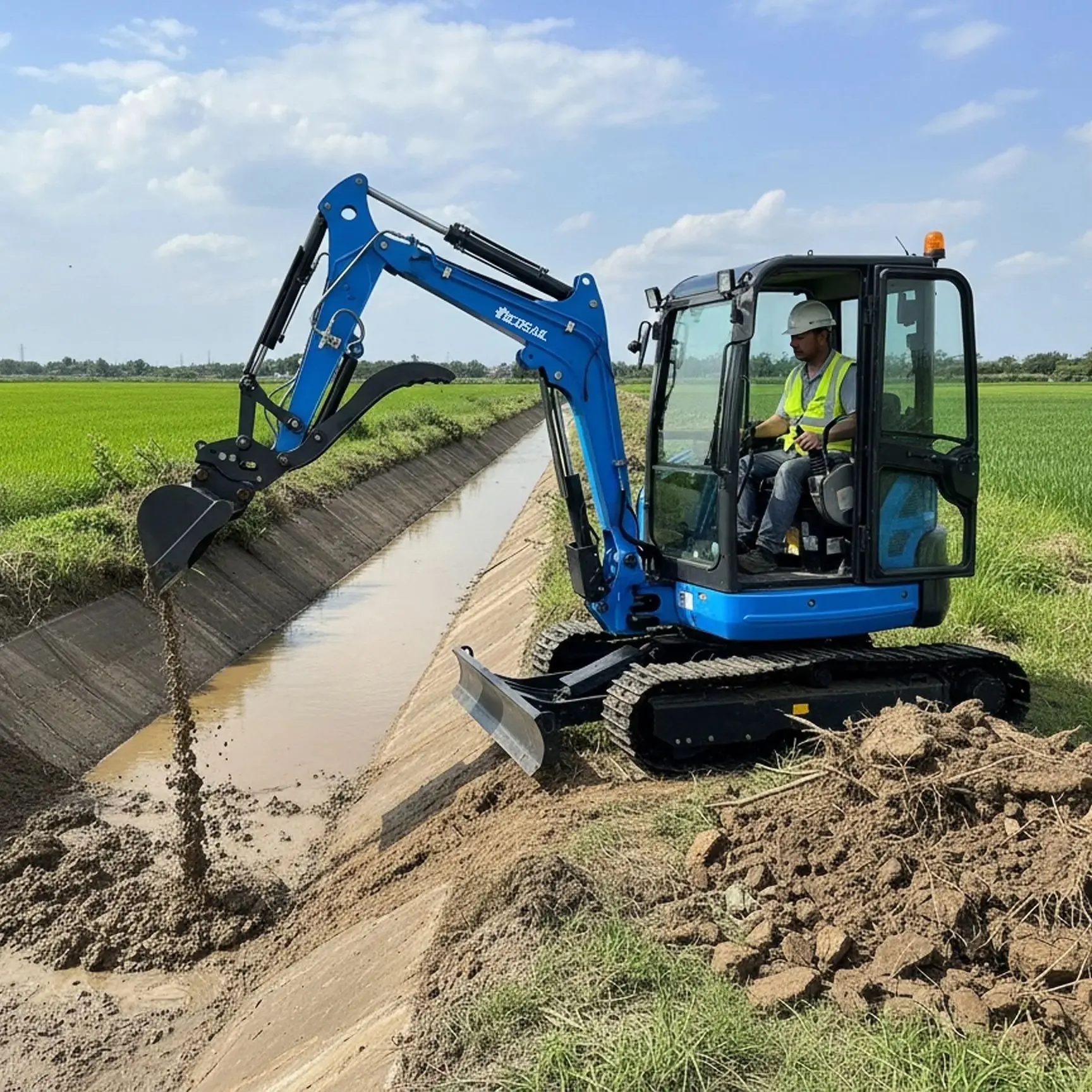 

Mini excavator production mini excavator 2 tons, a multifunctional and powerful machine with hydraulic system