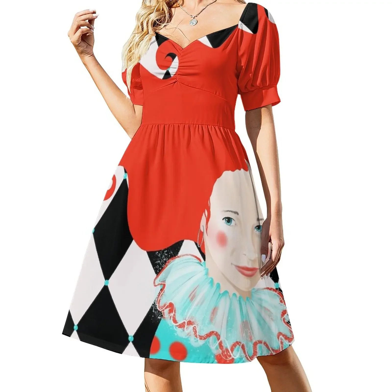 

Stella Short-Sleeved Dress dresses for womens 2025 Evening dresses summer dresses ladies 2025 dress women summer