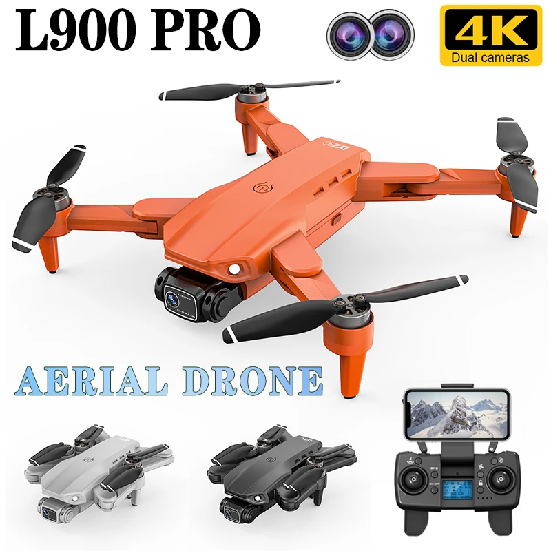 L900 Pro GPS 4K Profesjonalny dron HD z podwójną kamerą 5G Wifi Fotografia Bezszczotkowy składany quadcopter RC Odległość 1.2KM Drony Zabawka