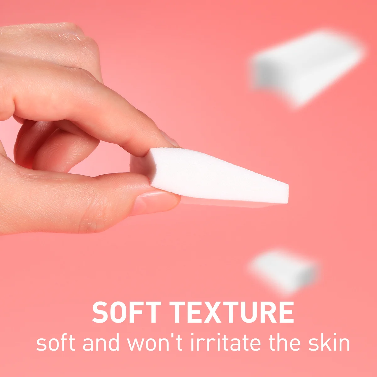 24 قطعة من مكياج الوجه على شكل مثلث لمزج كريم الأساس وأحمر الخدود وإسفنجات الوجه الناعمة الممتازة للاستخدام اليومي الآمن