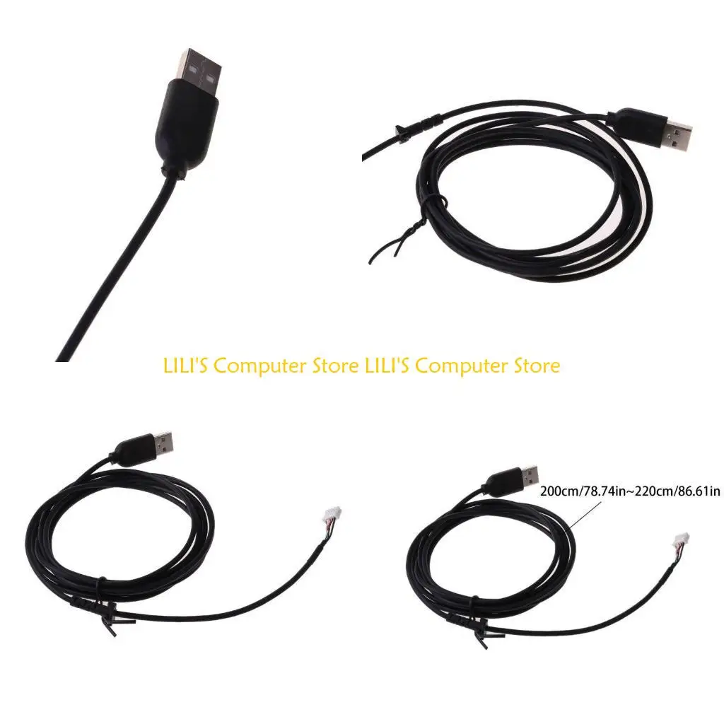

A52B New Mouse Wire Cable 2.15m/7.05ft For G402 Mice USB Line