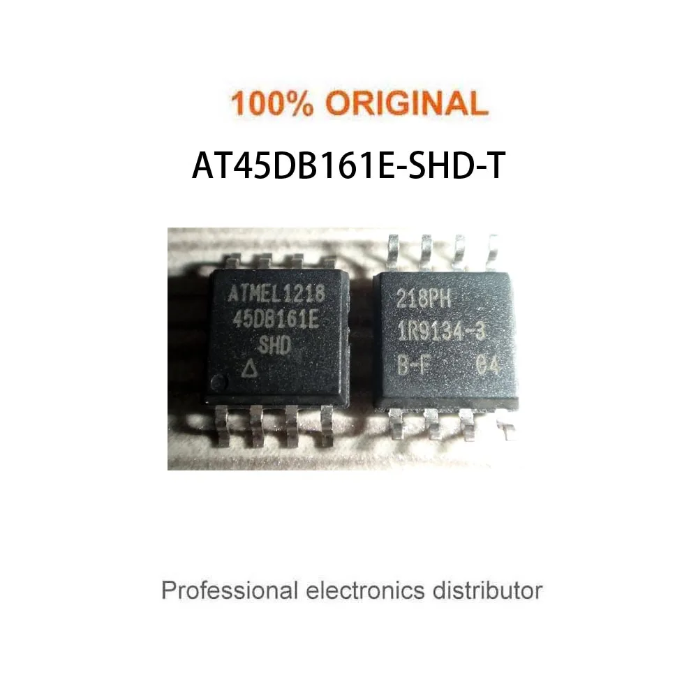 10pcs/Lot  AT45DB161E-SHD-T  Marking 45DB161E  SHD   IC FLASH 16MBIT SPI 85MHZ 8SOIC  New
