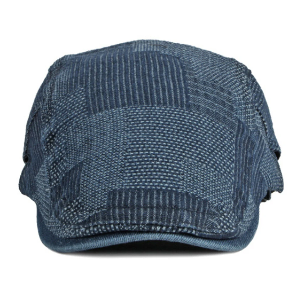 

MZ4059 Berets for Men Women Spring Summer Denim Cap Hat Artist Painter Beret Hat Male Female Ivy Flat Cap Adjustable Beret Caps