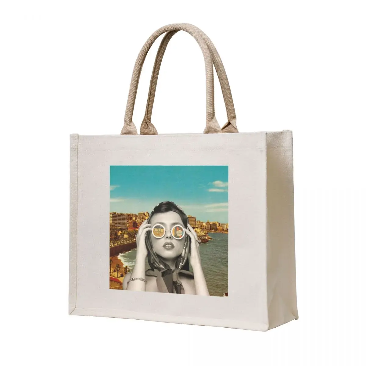 

Shades Under The Sun Tote Bag Custom bag Canvas stote bag hand