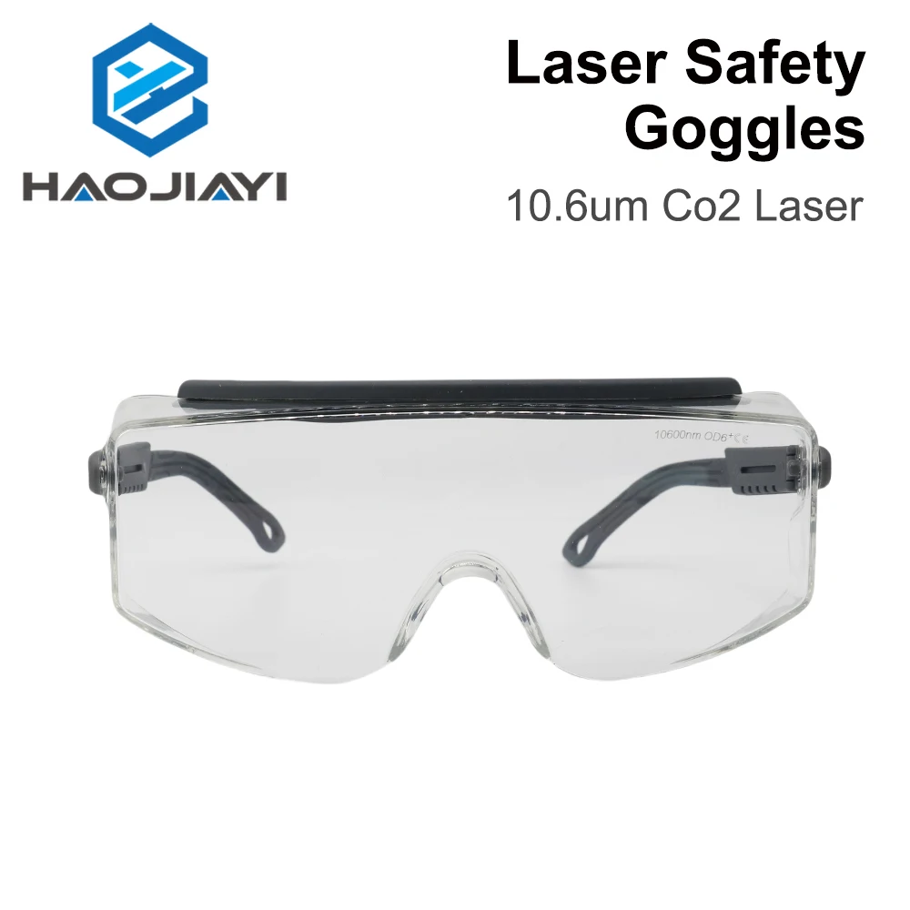 HAOJIAYI OD6+ 10.6um Co2 Laser Safety Goggles 10600nm Protective Glasses Shield Protection Eyewear for Co2 Machine