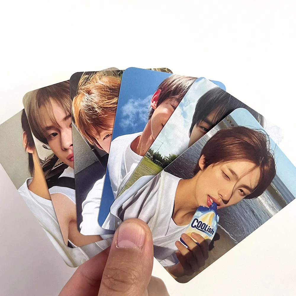 ألبوم Kpop TWS بطاقات صور 1st MINI SPARKLING BLUE LOMO بطاقات مزدوجة الجانب بطاقات الحظ مجموعات عشاق YOUNGJAE HANJIN KYUNGMIN #1